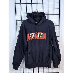 Vintage Auburn Tigers‎ Hoodie Mens S Blue Sweatshirt Collegiate Logo Spell Out